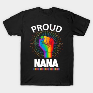 Proud Nana Gay Lgbt T-Shirt